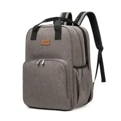 BEBESIT - Bolso Pañalero Mudador Gris