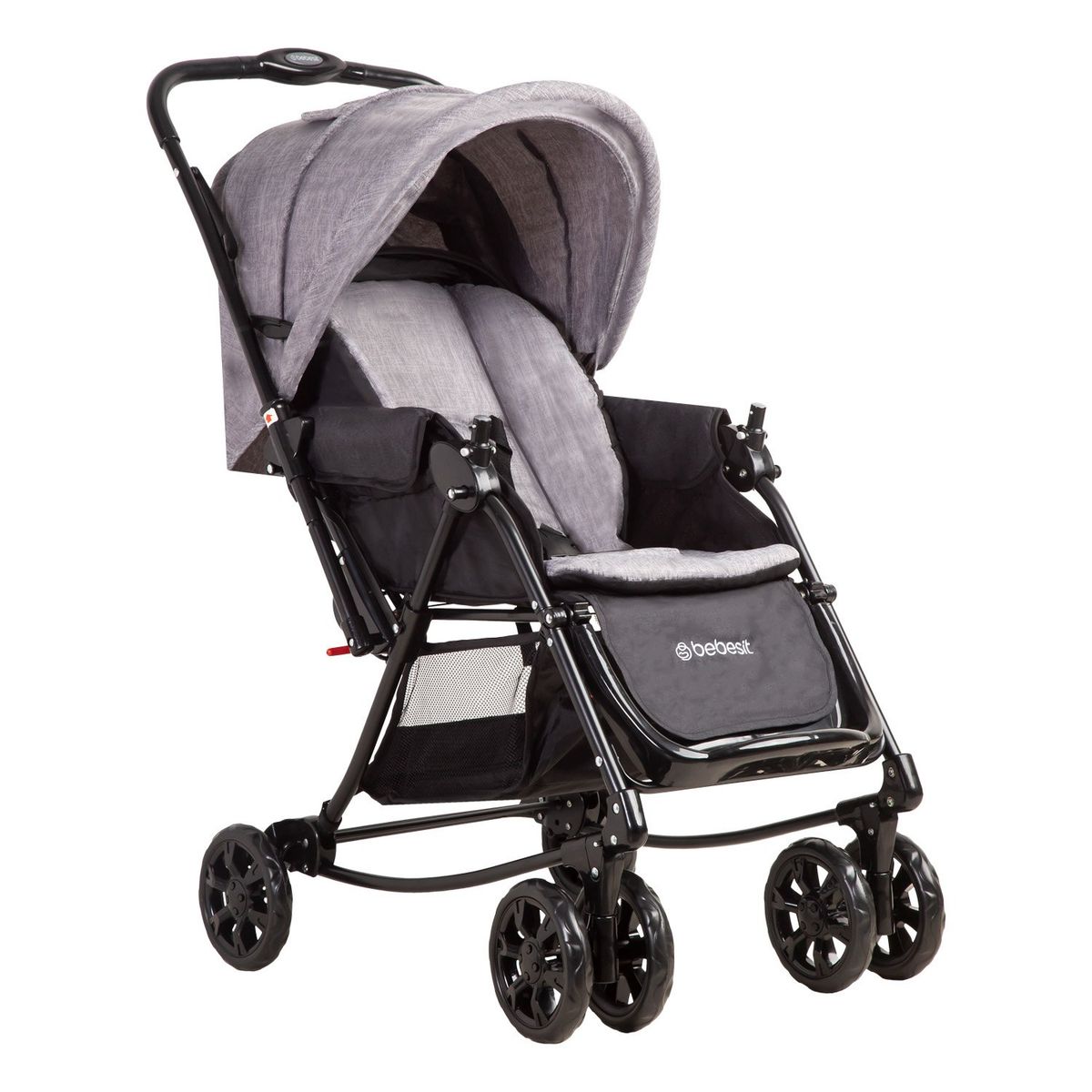 BEBESIT - Coche Balancin Gris Sx Melange Bebesit