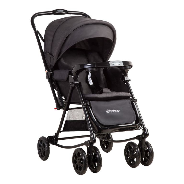 BEBESIT Coche Balancin Negro Sx Melange