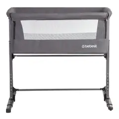 BEBESIT - Cuna Colecho con Mosquitero MySide LX Gris