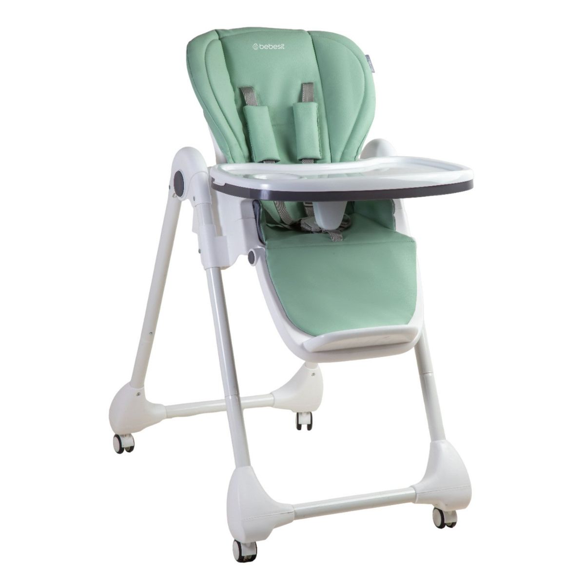 BEBESIT - Silla de Comer EasyFeed Verde Bebesit