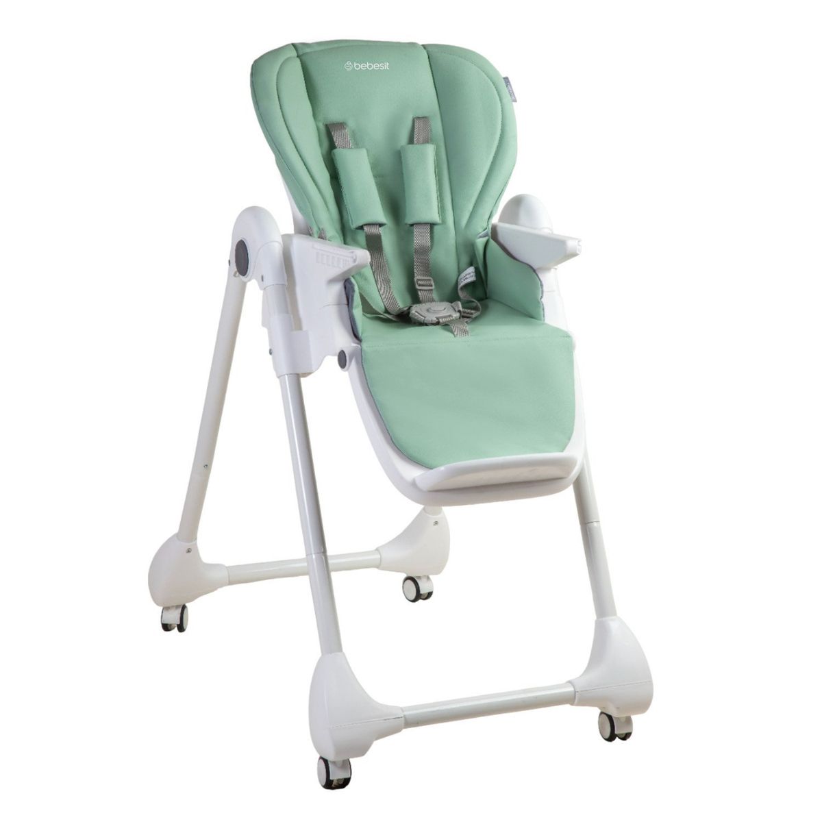 BEBESIT - Silla de Comer EasyFeed Verde Bebesit