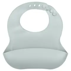 INFANTI - Babero De Silicona Azul