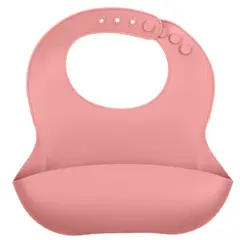 INFANTI - Babero De Silicona Rojo