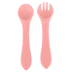 INFANTI - Set Cuchara Y Tenedor Rojo