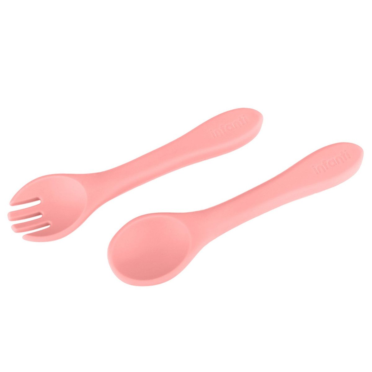 INFANTI - Set Cuchara Y Tenedor Rojo Infanti