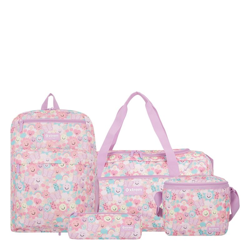 XTREM - Megapack 2.0 Mochila + Lonchera + Estuche + Bolso 5XT  Xtrem