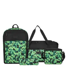 XTREM - Megapack 2.0 Mochila + Lonchera + Estuche + Bolso 5XT
