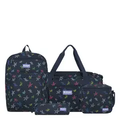 XTREM - Megapack 2.0 Mochila + Lonchera + Estuche + Bolso 5XT