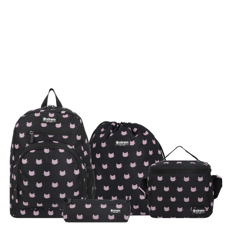 XTREM - Multipack Mochila + Lonchera + Estuche + Bolso 5XT  Xtrem