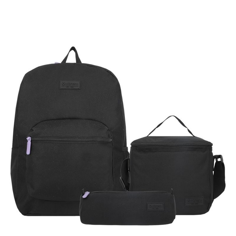 XTREM - Triple Pack Mochila + Lonchera + Estuche 5XT  Xtrem
