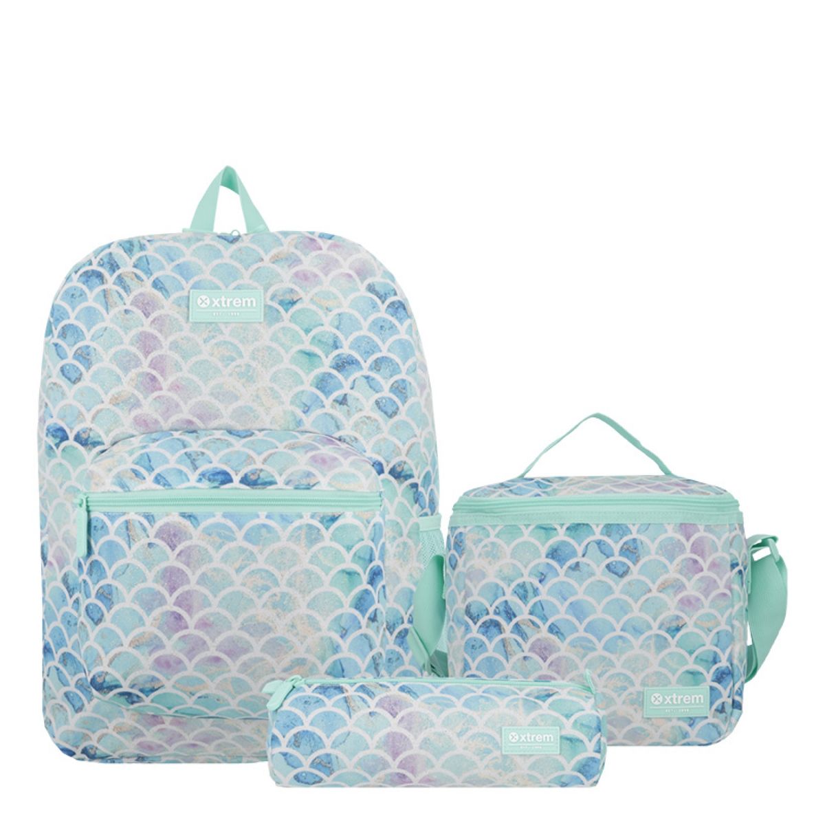 XTREM - Triple Pack Mochila + Lonchera + Estuche 5XT  Xtrem