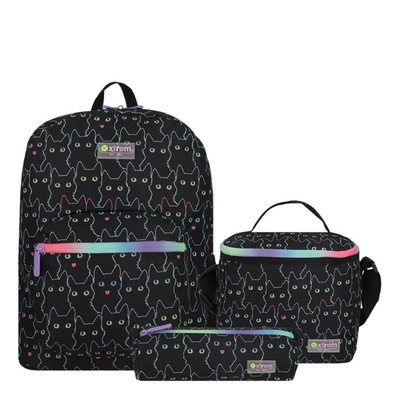 XTREM - Triple Pack Mochila + Lonchera + Estuche 5XT  Xtrem
