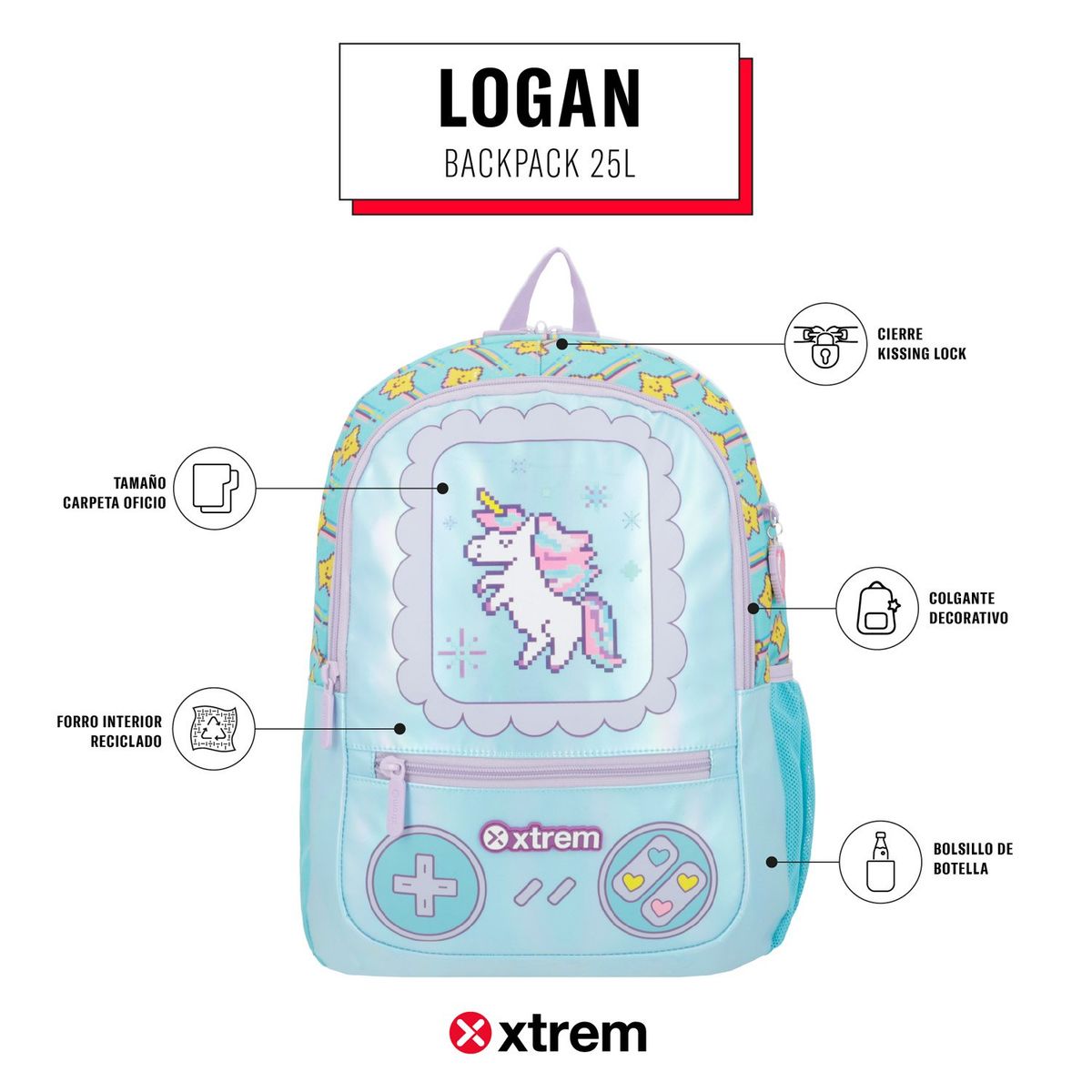 XTREM - Mochila  Logan 5XT Xtrem