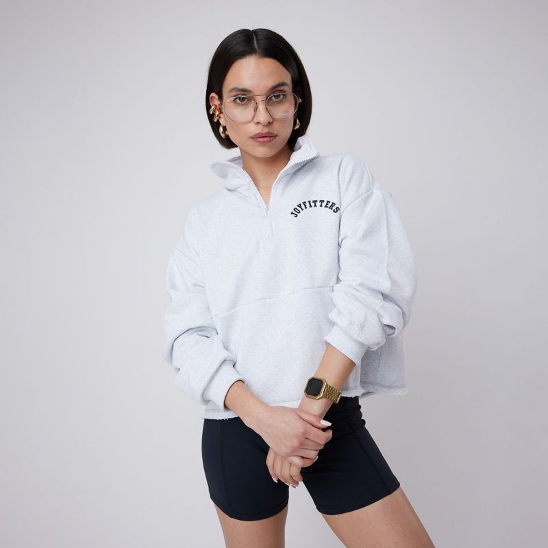 JOYFITTERS - Polerón Fitness Algodón Oversize Mujer Joyfitters