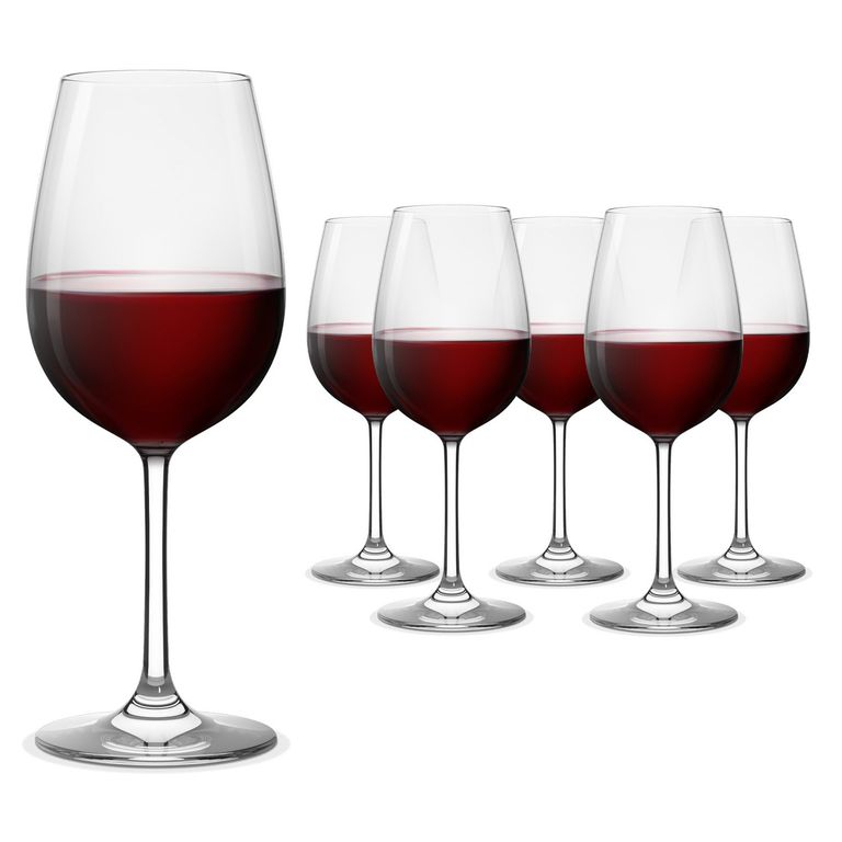 Set 6 Copas Vino Cristal 500 ml Stellenbosch
