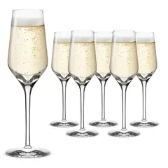 HAUSMANN - Set 6 Copas Flauta Cristal 248 ml Champagne Bekaa
