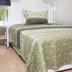 DORAL - Quilt Estampado Deluxe Reversible D/5 1.5 Plaza