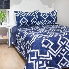 DORAL - Quilt Estampado Deluxe Reversible D/1 2 Plazas