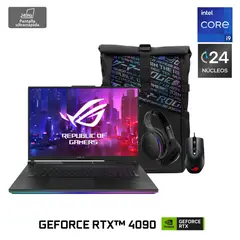 ASUS - Notebook Gamer ROG Strix SCAR 18" G834 Intel Core i9 24 Nucleos NVIDIA GeForce RTX 4090 64GB RAM 2TB SSD 240Hz