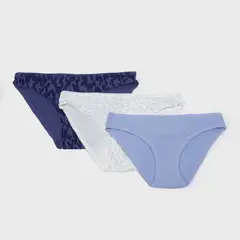 ETAM - Pack 3 Calzones Slip Johnnie Mujer