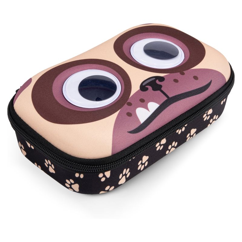 FABER - Estuche Rigido Googly Eyed Pug Faber