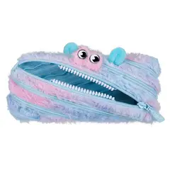 FABER - Estuche Furry Monster Azul Y Rosado
