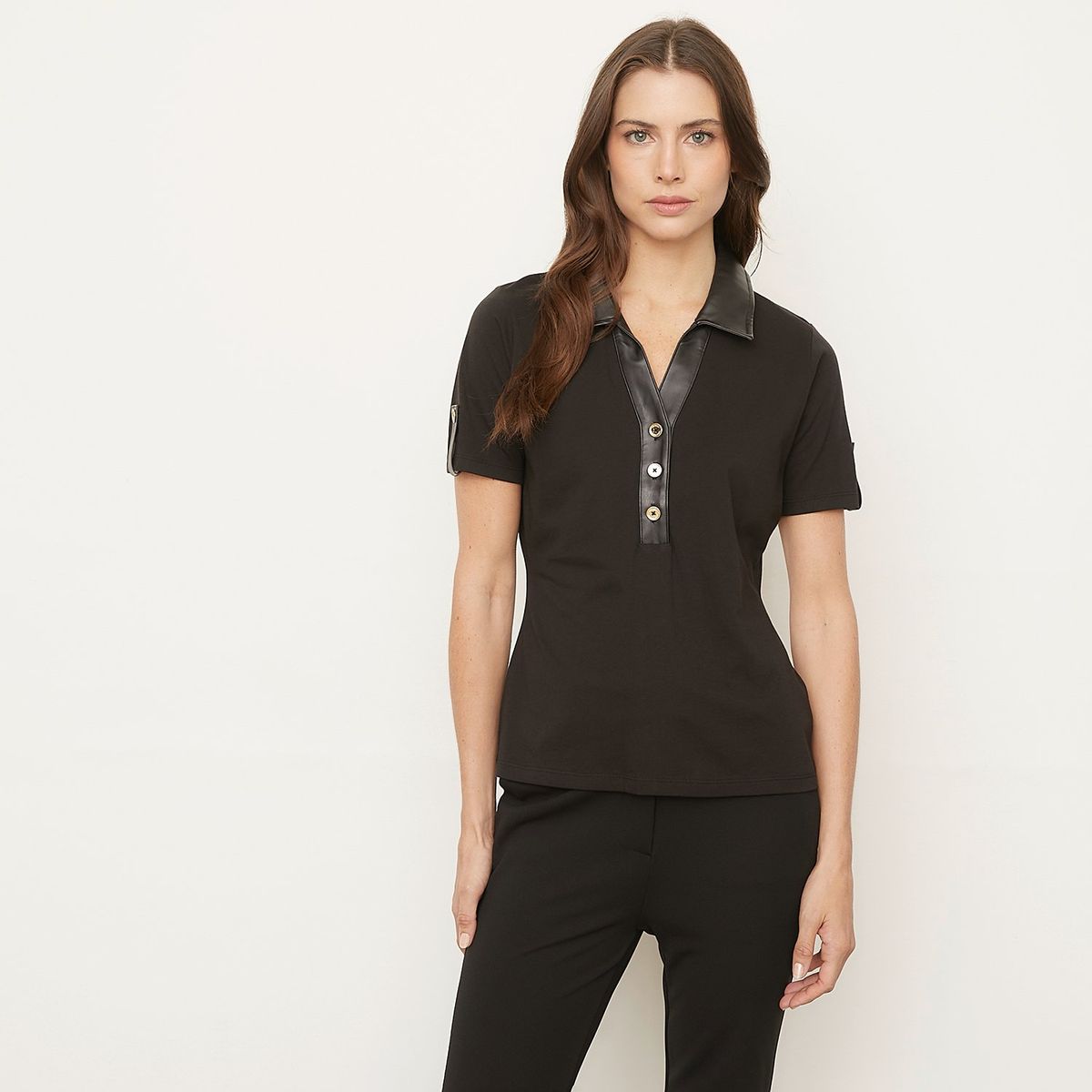 MICHAEL KORS - Polera Lisa Mujer Michael Kors