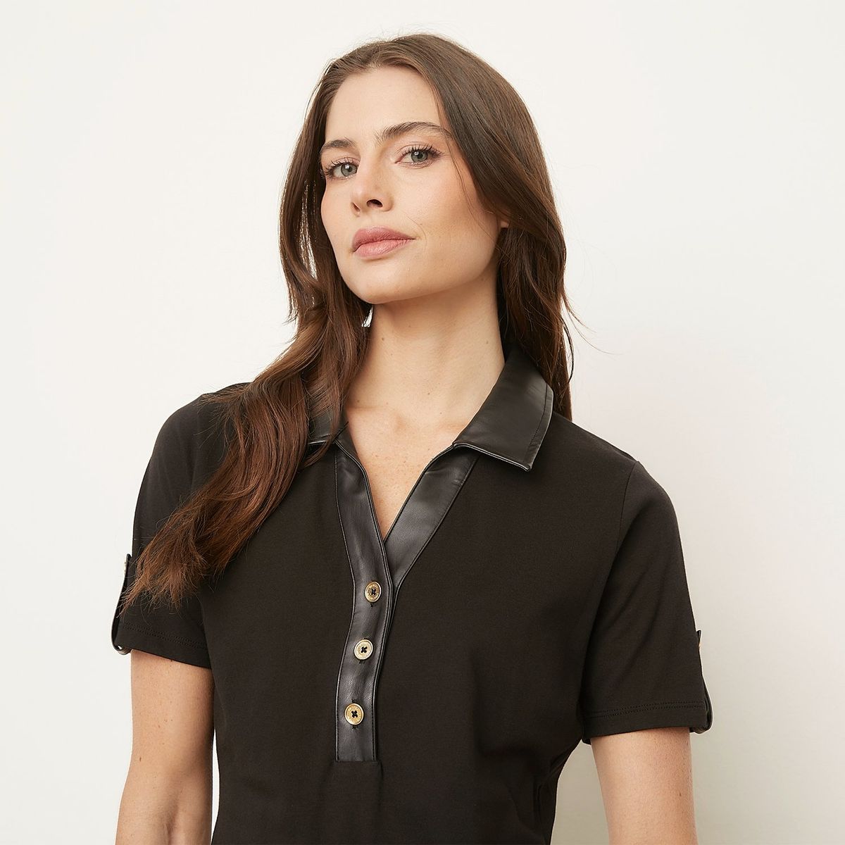 MICHAEL KORS - Polera Lisa Mujer Michael Kors