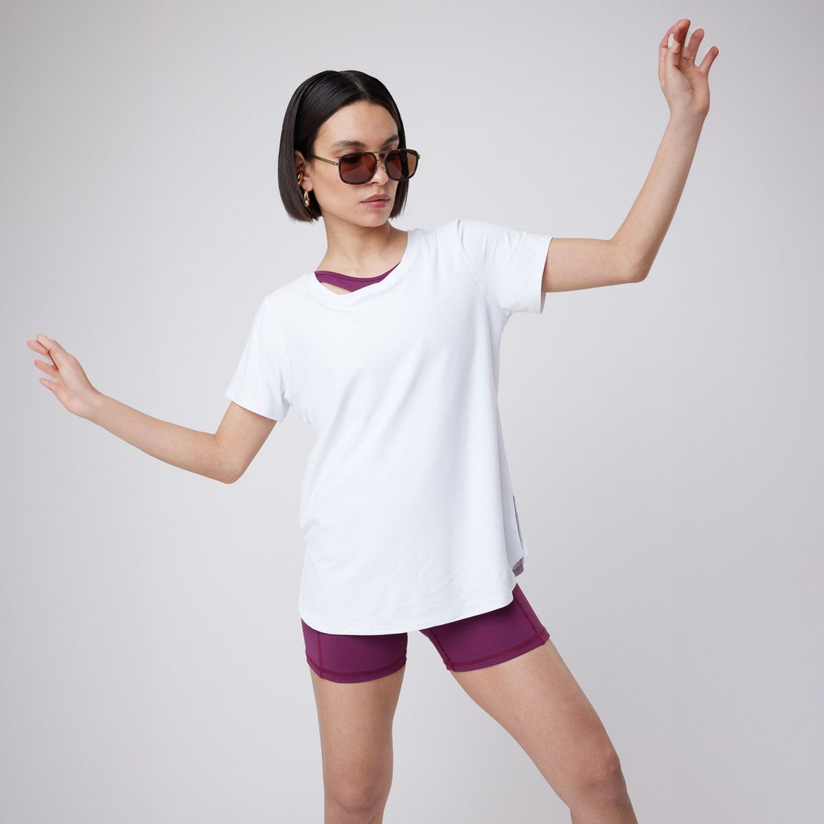 JOYFITTERS - Polera Manga Corta Deportiva Mujer Joyfitters
