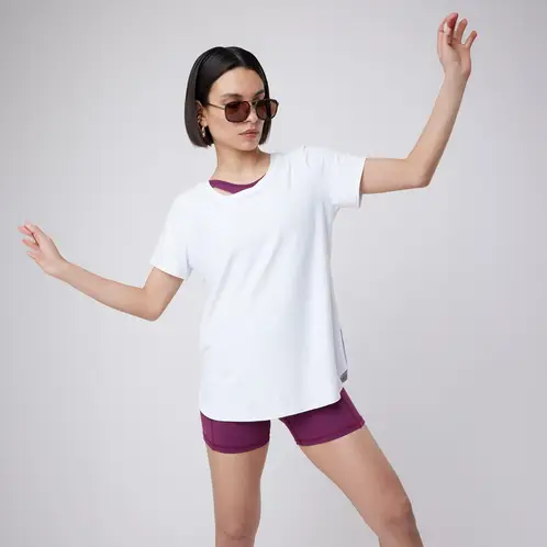 JOYFITTERS - Polera Manga Corta Deportiva Mujer
