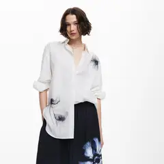 DESIGUAL - Blusa Estampado Flores Mujer