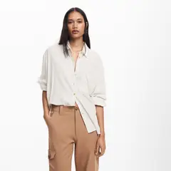 DESIGUAL - Blusa Rayas Estampado Mujer