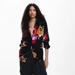 DESIGUAL - Blusa Estampado Flores Mujer