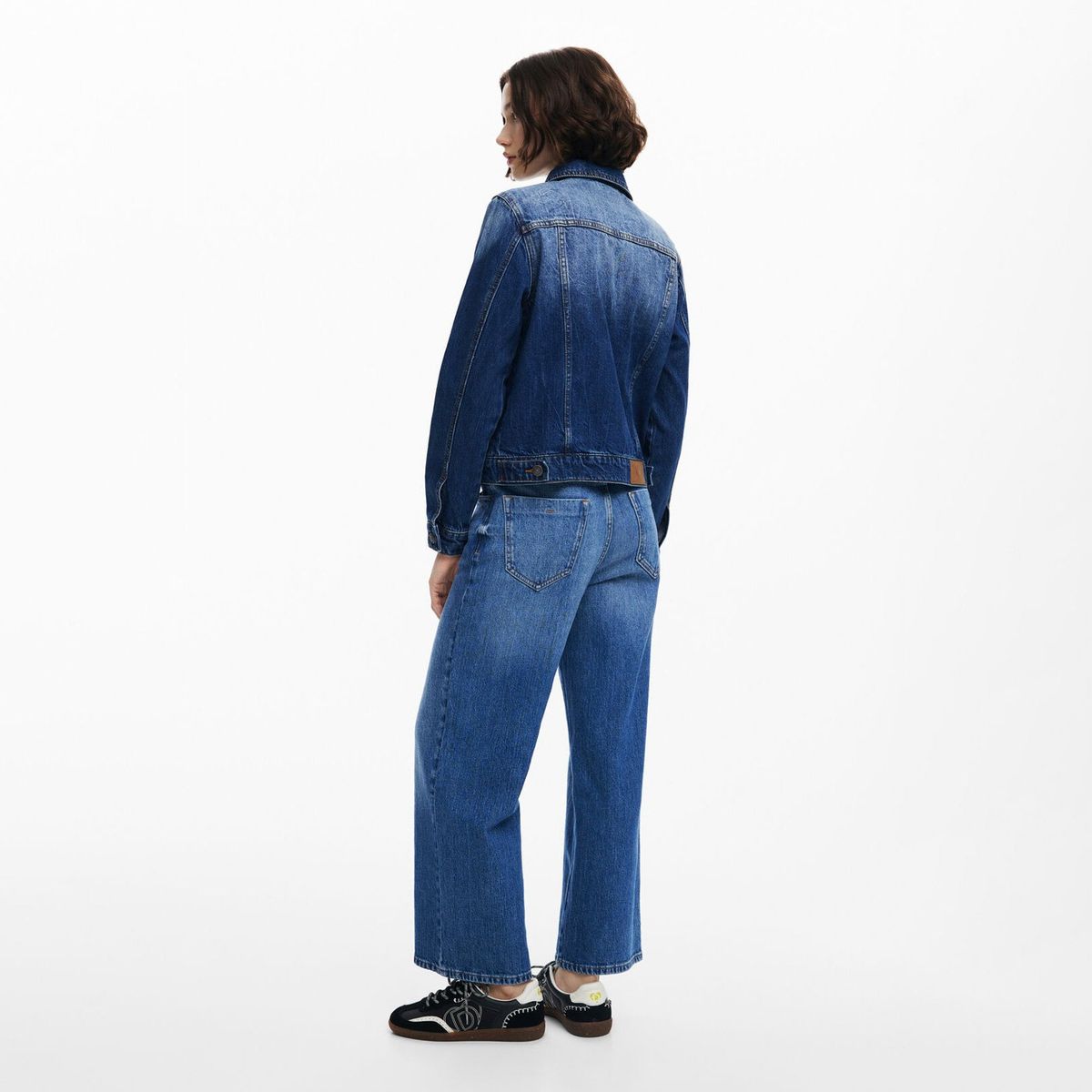 DESIGUAL - Chaqueta Trucker Flores Mujer Desigual