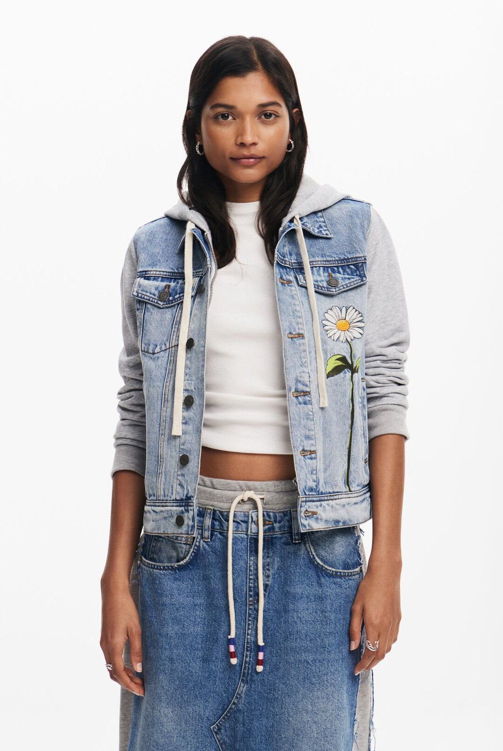 DESIGUAL - Chaqueta Vaquera Trucker Mujer Desigual