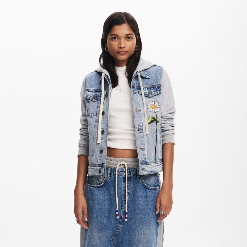 DESIGUAL - Chaqueta Vaquera Trucker Mujer Desigual