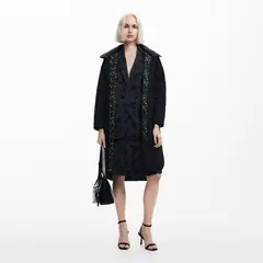 DESIGUAL - Parka Larga Reversible Mujer