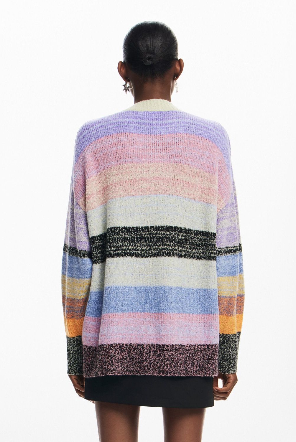 DESIGUAL - Sweater De Punto Rayas Mujer Desigual