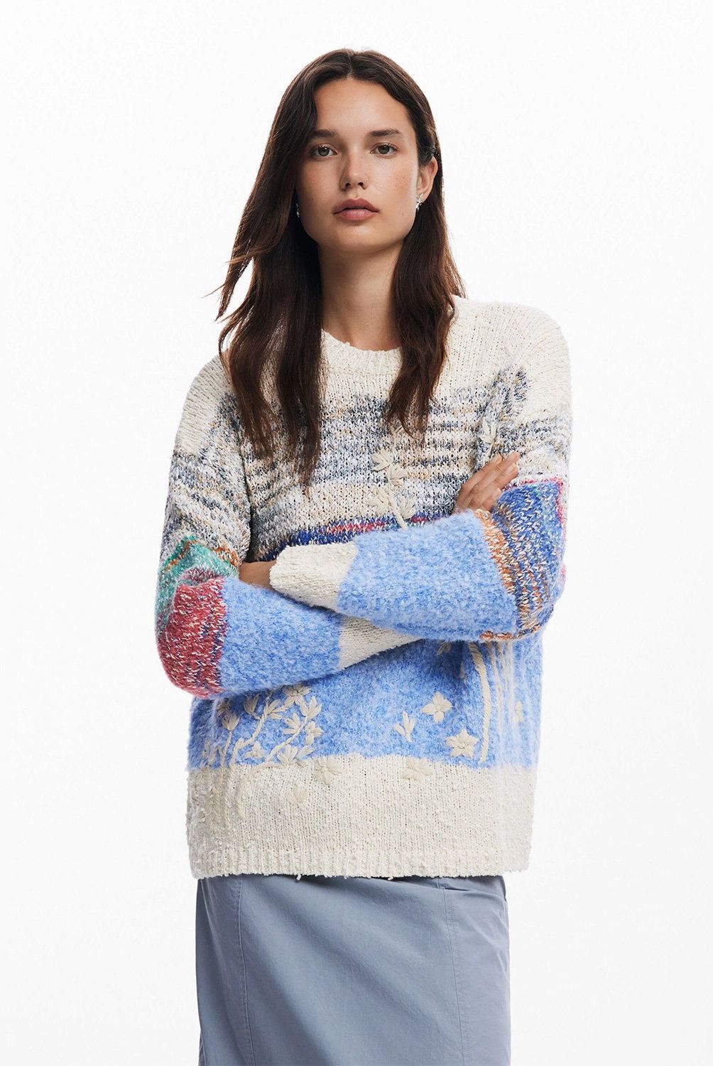 DESIGUAL - Sweater De Punto Mujer Desigual