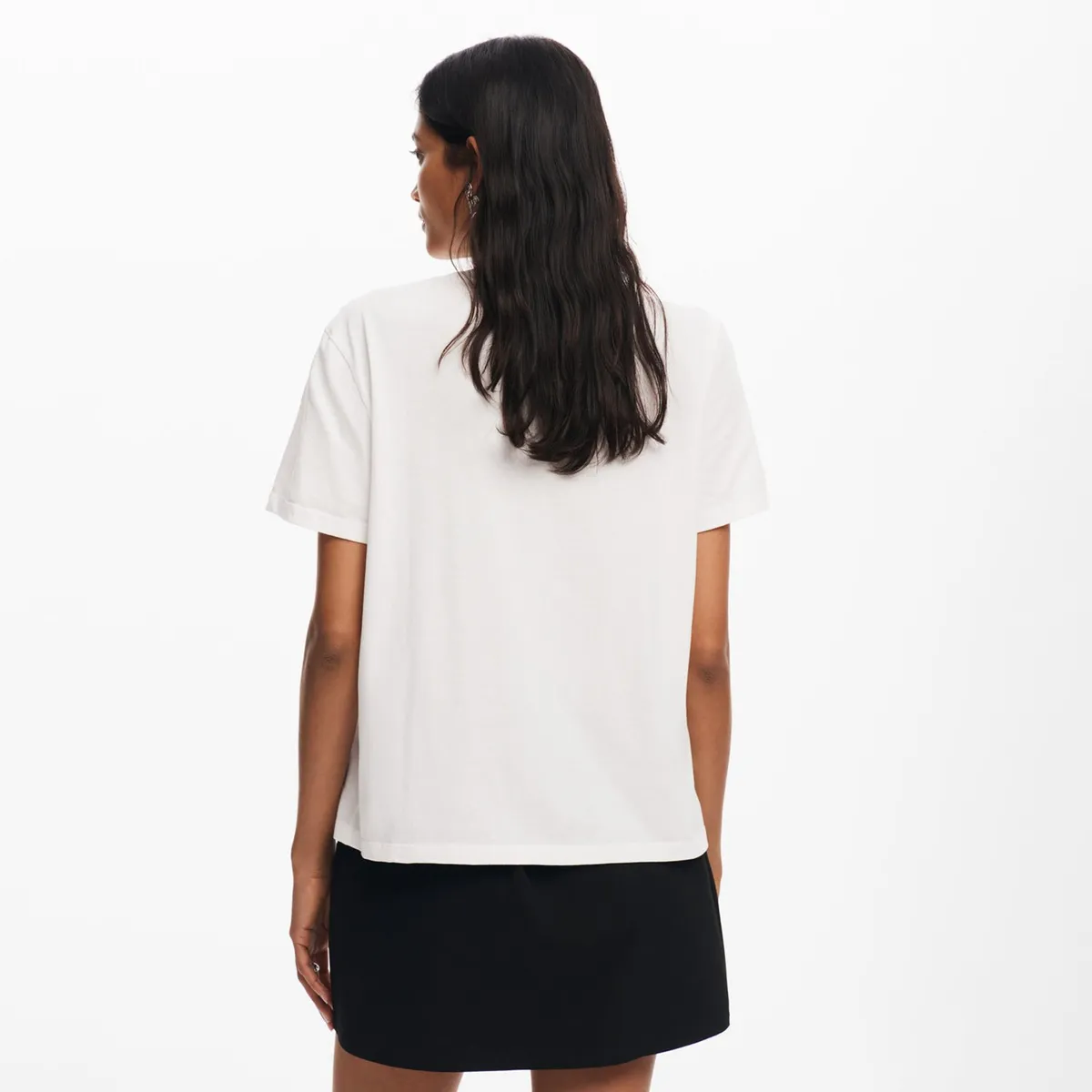 DESIGUAL - Polera Lisa Jarrón Mujer Desigual