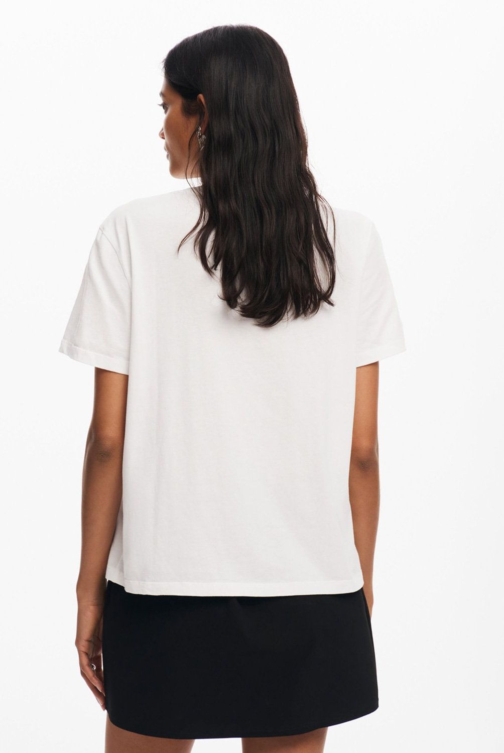 DESIGUAL - Polera Lisa Jarrón Mujer Desigual