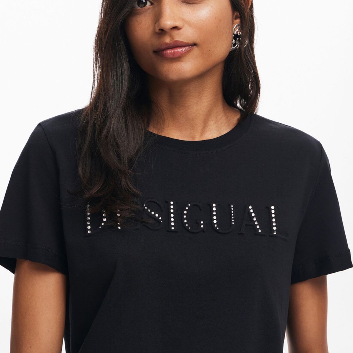 DESIGUAL - Polera Logotipo Mujer Desigual