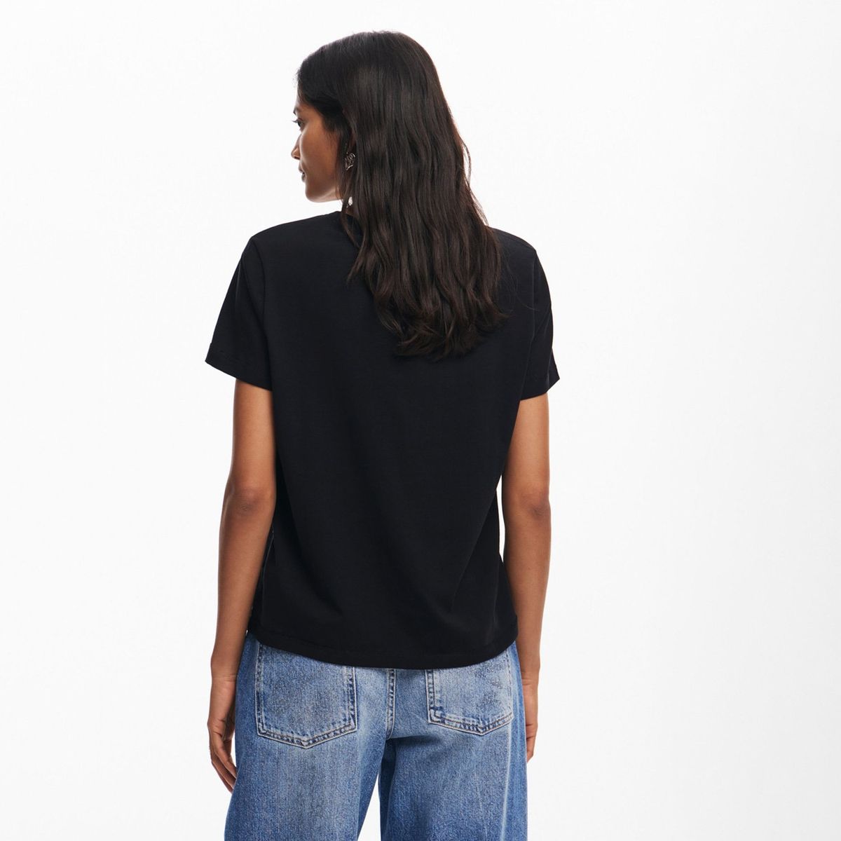 DESIGUAL - Polera Logotipo Mujer Desigual