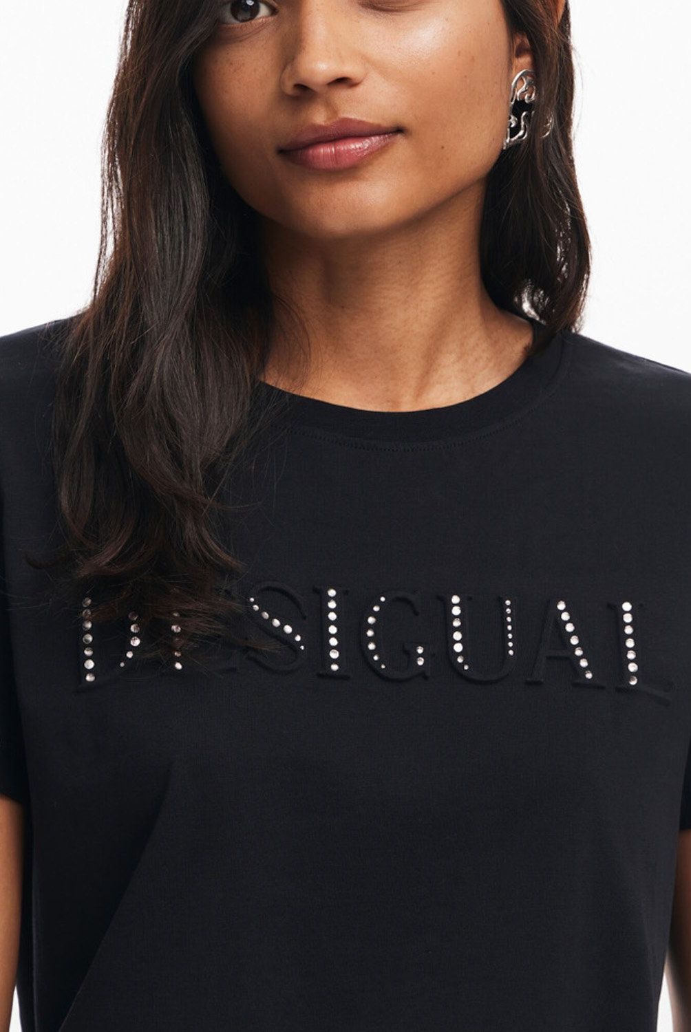 DESIGUAL - Polera Logotipo Mujer Desigual