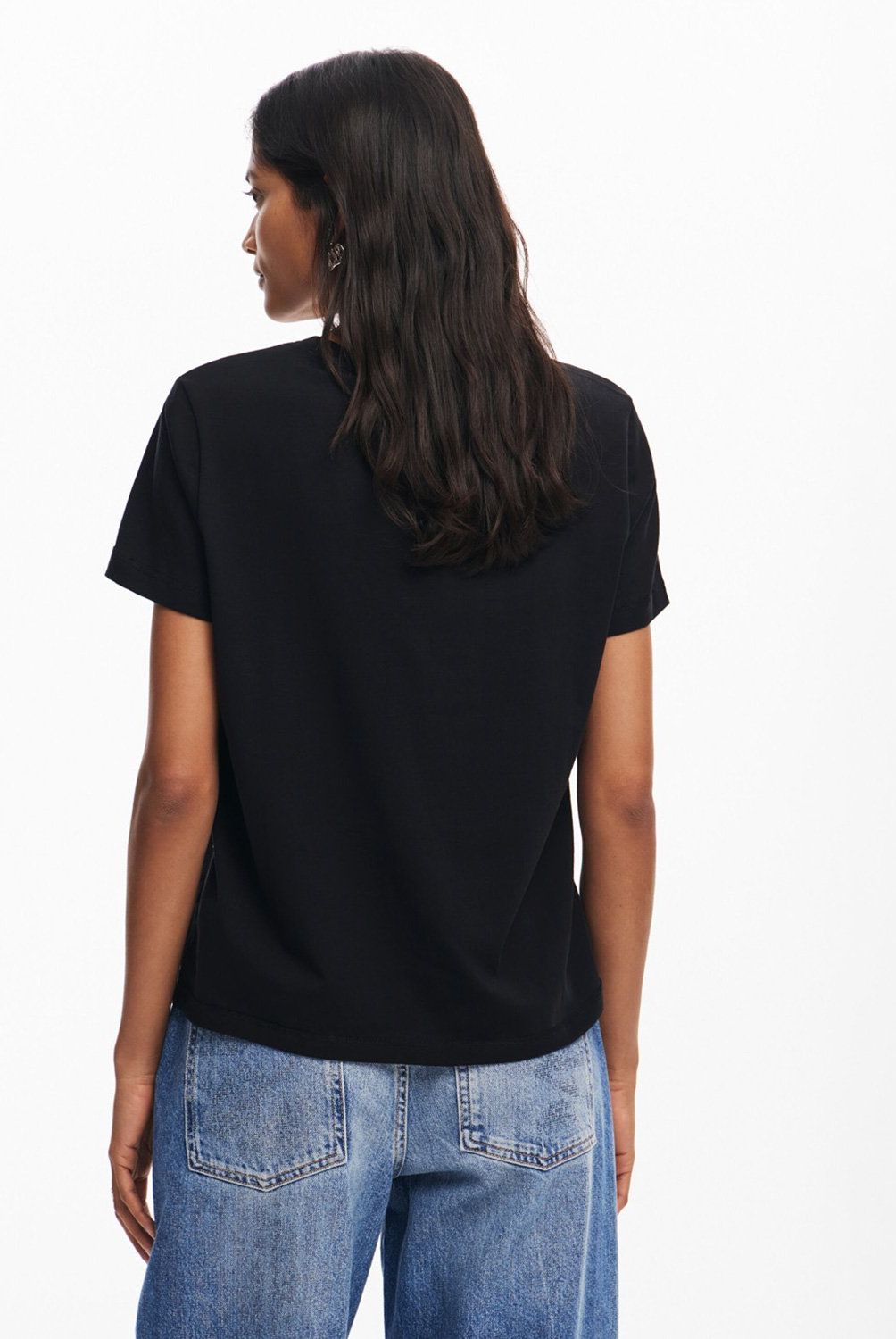 DESIGUAL - Polera Logotipo Mujer Desigual