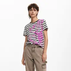 DESIGUAL - Polera Minnie Mouse Mujer
