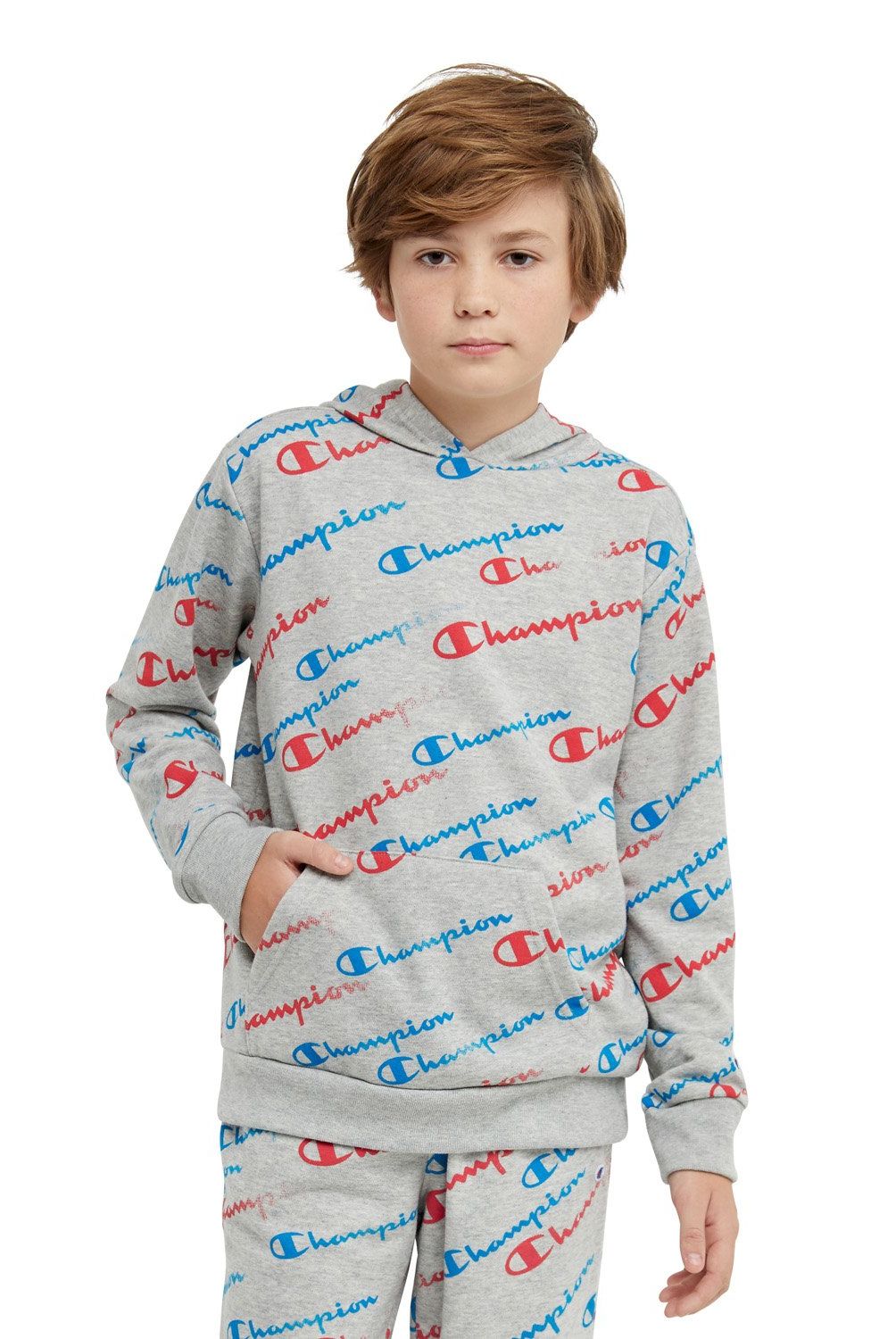 CHAMPION - Polera Manga Larga Niño Champion