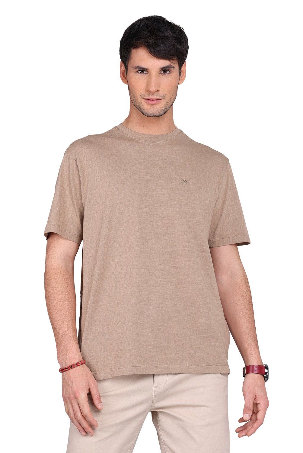 ARROW - Polera Manga Corta Cuello Redondo Algodón Hombre Arrow