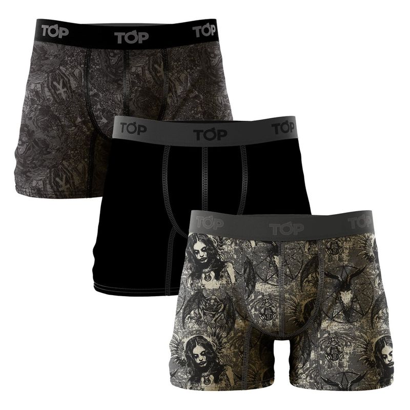 TOP - Pack De 3 Boxer Algodón Hombre Top